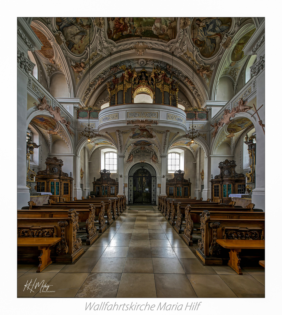 Wallfahrtskirche Maria Hilf - Amberg " Gott zu Gefallen... "