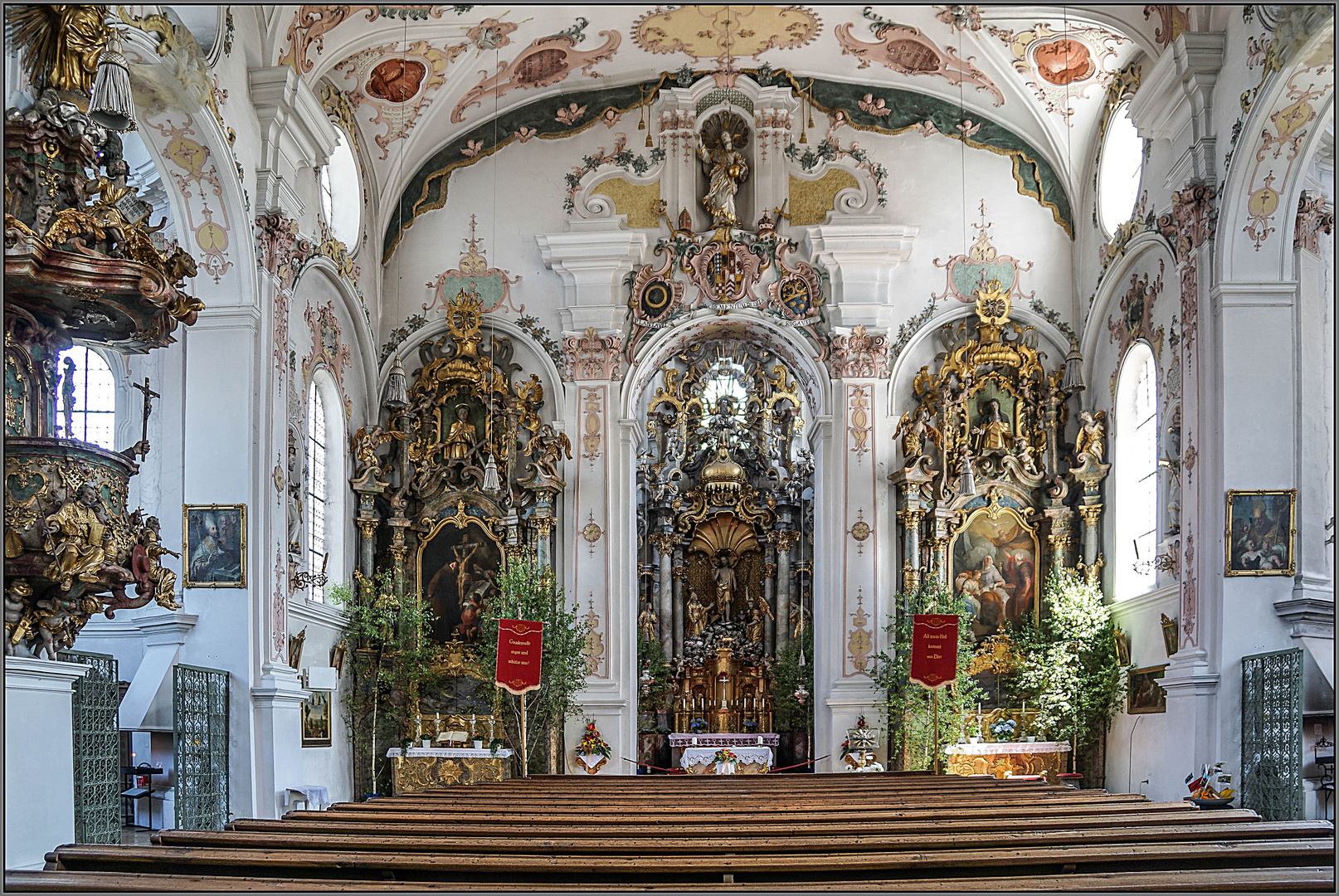 Wallfahrtskirche Maria Hilf Klosterlechfeld / Bayetn (2)