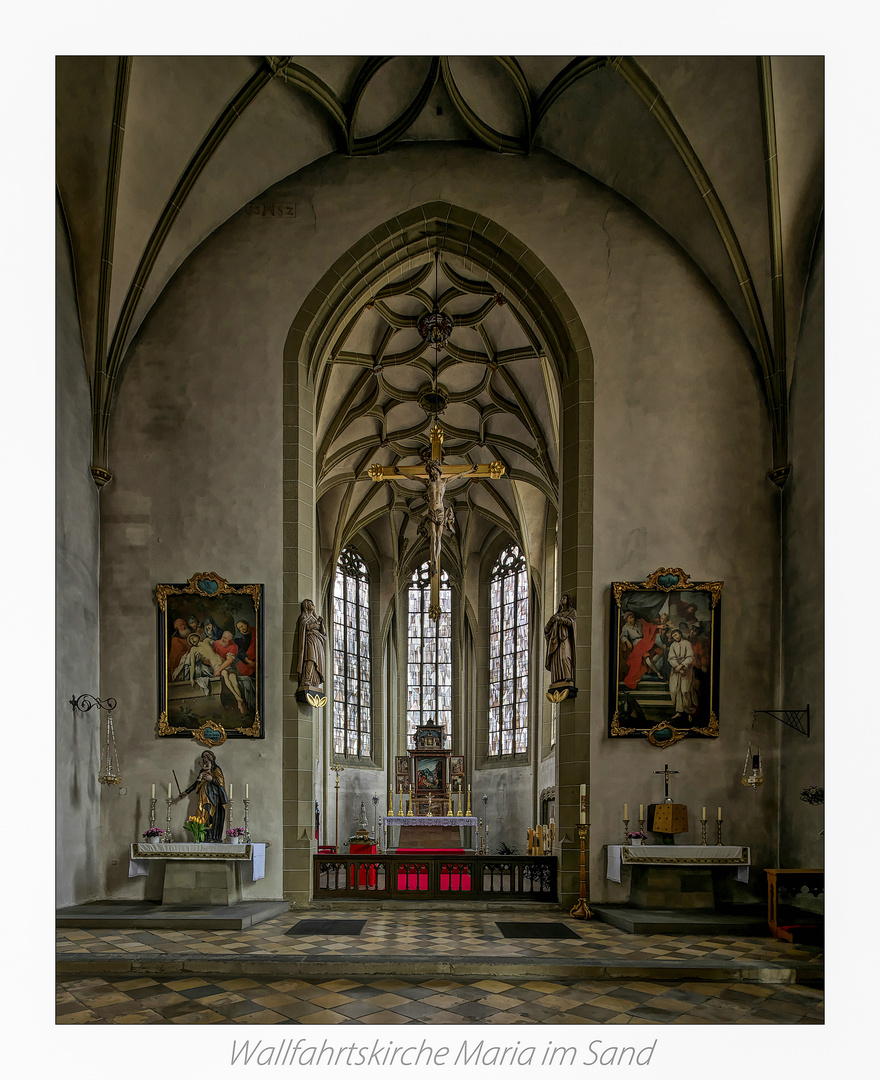 Wallfahrtskirche Maria im Sand ( Dettelbach ) " Gott zu Gefallen... "