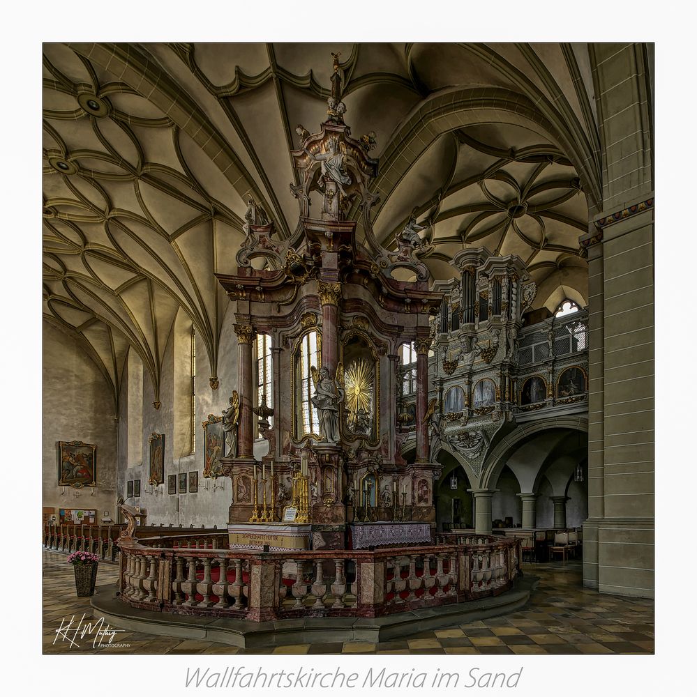 Wallfahrtskirche Maria im Sand (Dettelbach)  " Gott zu Gefallen... "