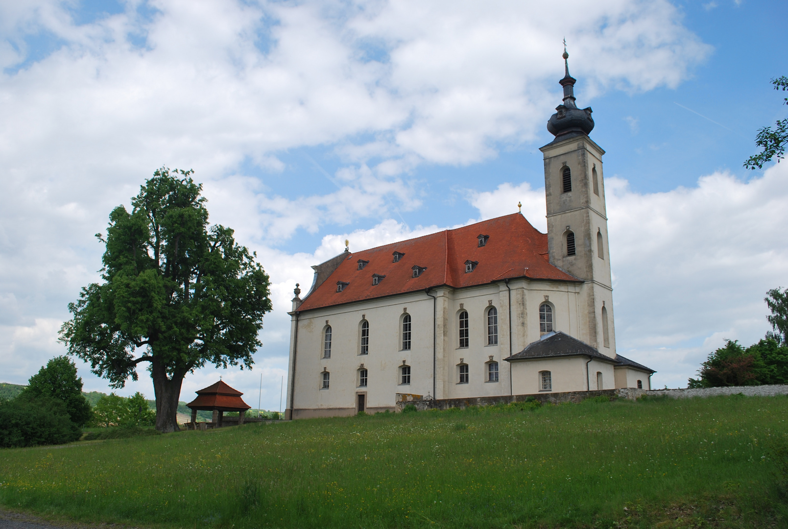 Wallfahrtskirche "Maria Limbach" wurde erbaut von Johann Balthasar Neumann