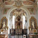 Wallfahrtskirche Maria Schray Pfullendorf Blick in den Altarraum