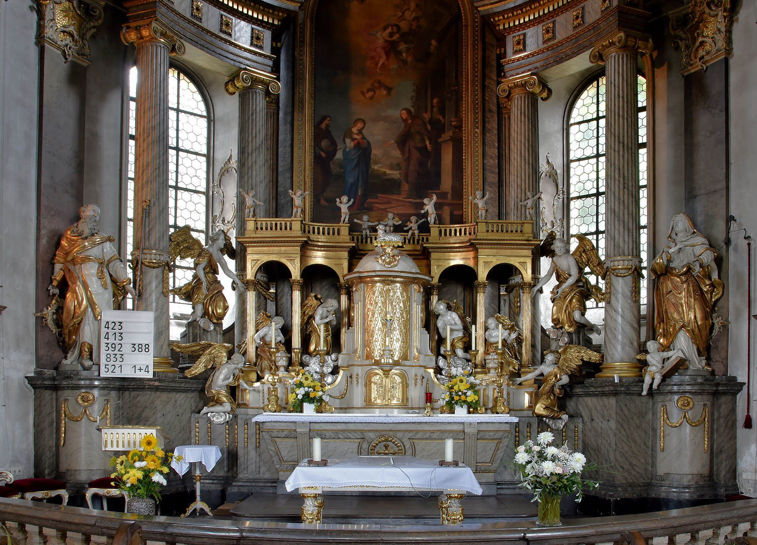  Wallfahrtskirche Mariä Heimsuchung Altarraum