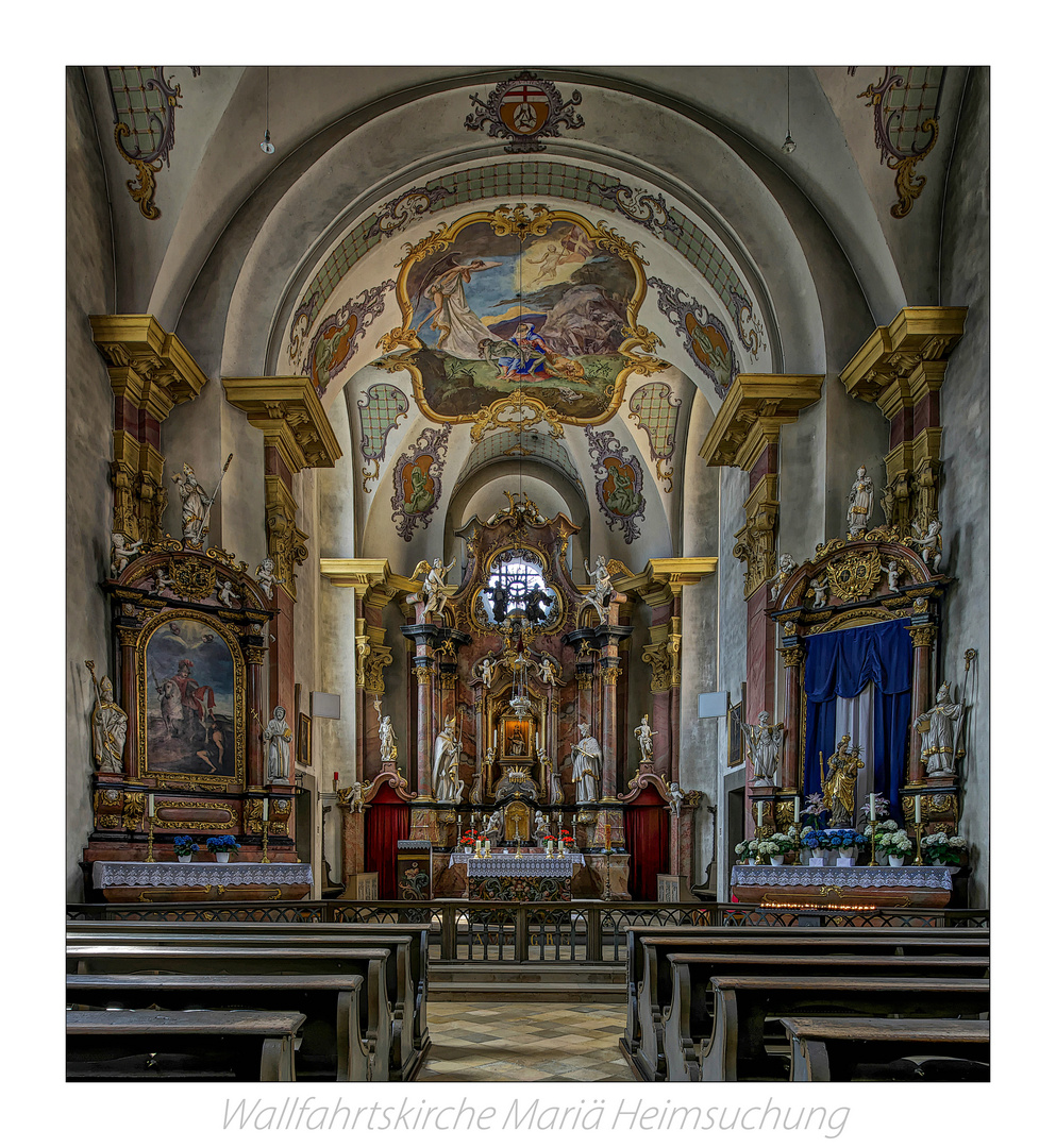 Wallfahrtskirche Mariä Heimsuchung  - Aschaffenburg " Gott zu Gefallen..."