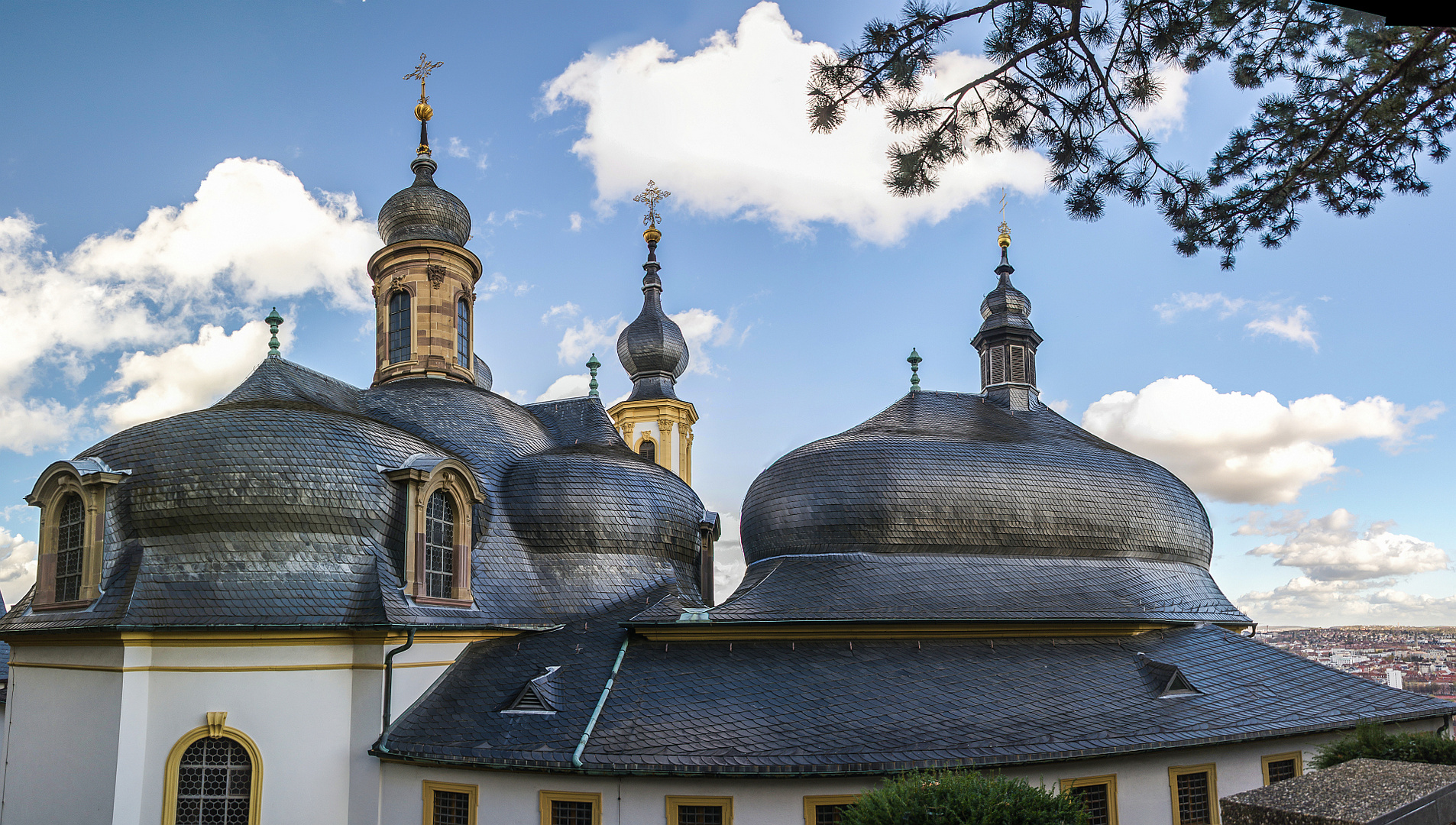 Wallfahrtskirche Mariä Heimsuchung - Dach (Käppele)