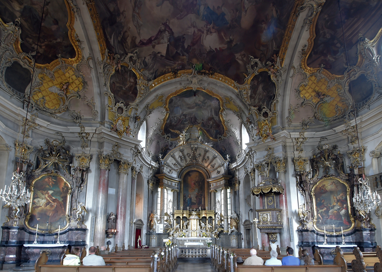 Wallfahrtskirche Mariä Heimsuchung Innenimpression Foto & Bild kirche