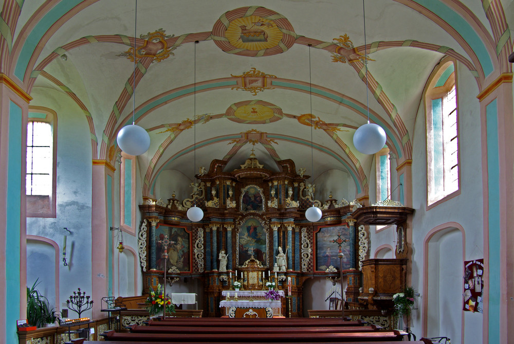 Wallfahrtskirche Mariä Himmelfahrt Mörz/Hunsrück (Innenraum)