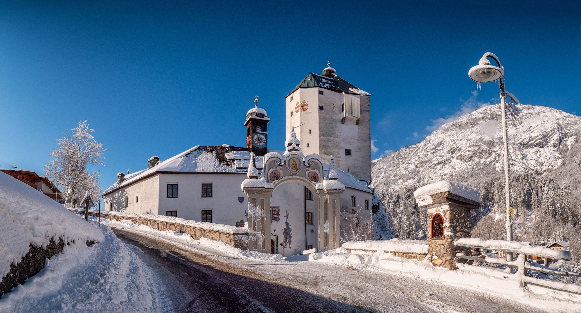 Wallfahrtskirche Mariastein im Winterkleid