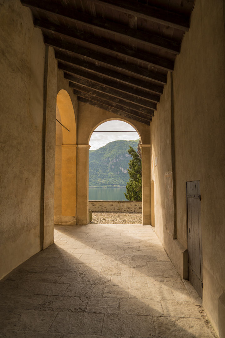 Wallfahrtskirche S. Maria dei Ghirli,Campione,italienische Enklave, Tessin Schweiz