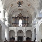 Wallfahrtskirche Schönenberg Blick zur Orgel