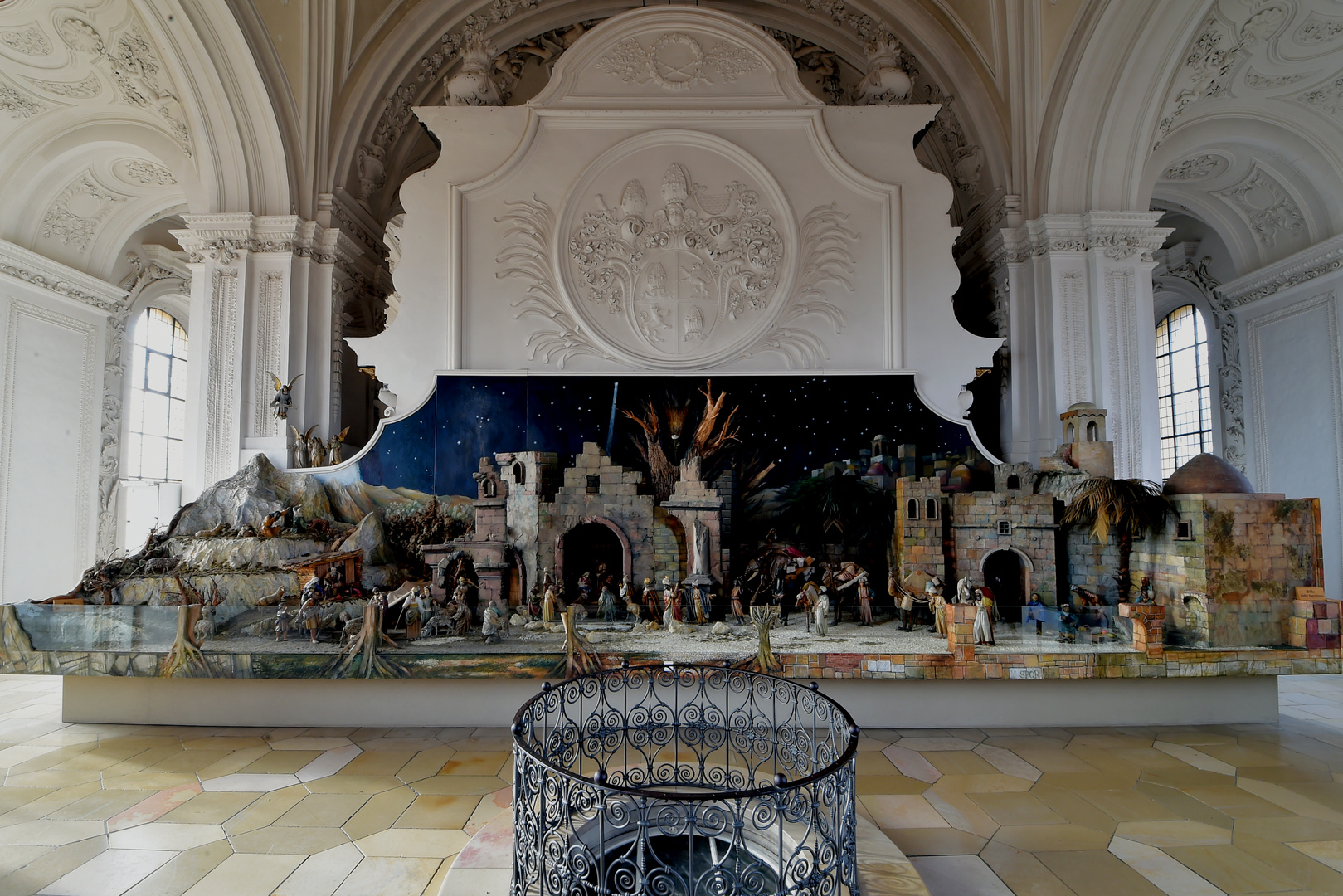 Wallfahrtskirche Schönenberg Krippen-Diorama