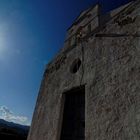 Wallfahrtskirche St. Pietro im Abendlicht