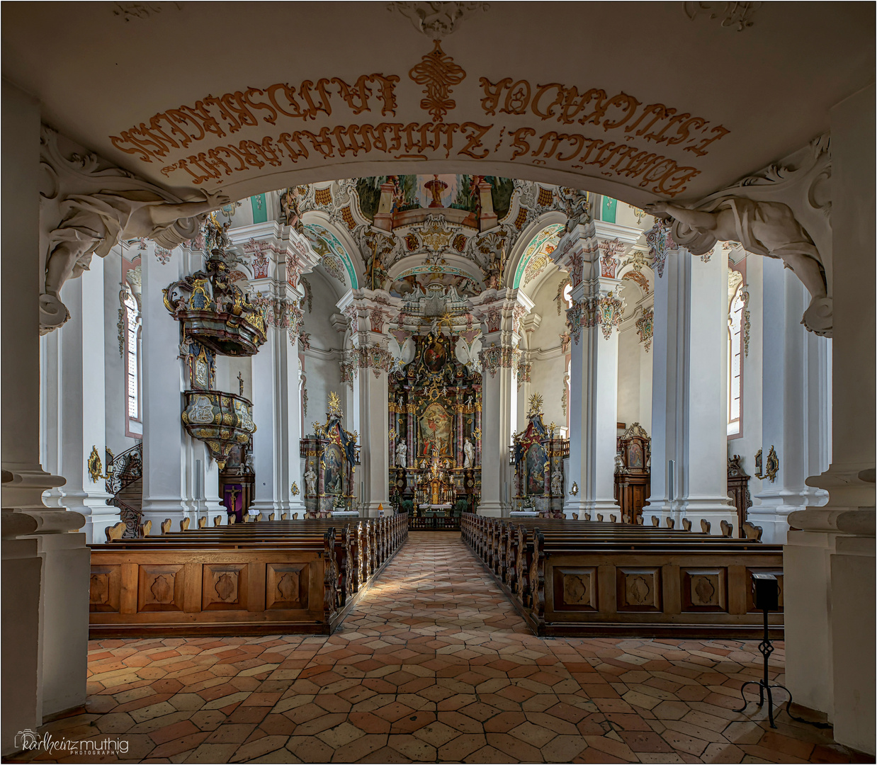 Wallfahrtskirche Unserer Lieben Frau -  Steinhausen " Gott zu Gefallen... "