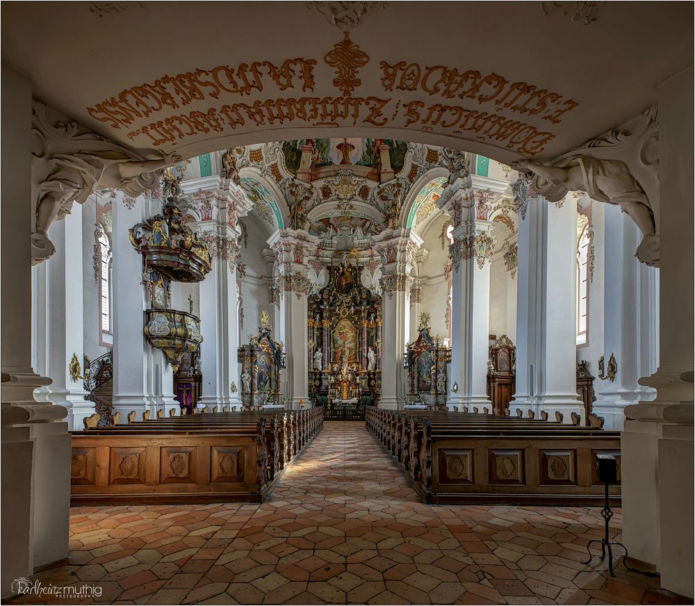 Wallfahrtskirche Unserer Lieben Frau -  Steinhausen " Gott zu Gefallen... "