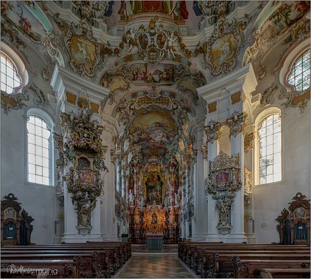 Wallfahrtskirche zum Gegeißelten Heiland auf der Wies - Steingaden " Gott zu Gefallen... "