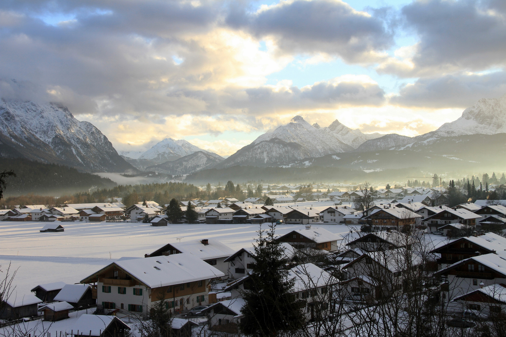 Wallgau im Winter Foto & Bild | landschaft, bayern, natur Bilder auf ...
