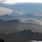 Wallis im Gewitter-vom Mont Blanc-Gipfel