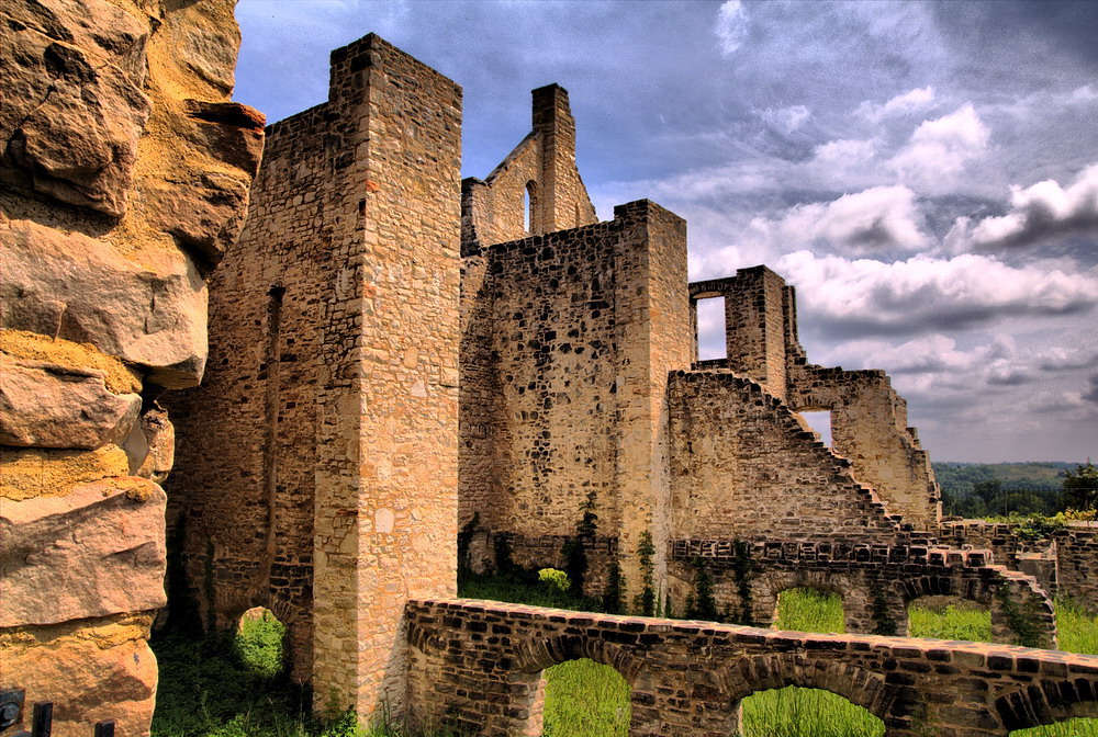 walls of the castle Ruins