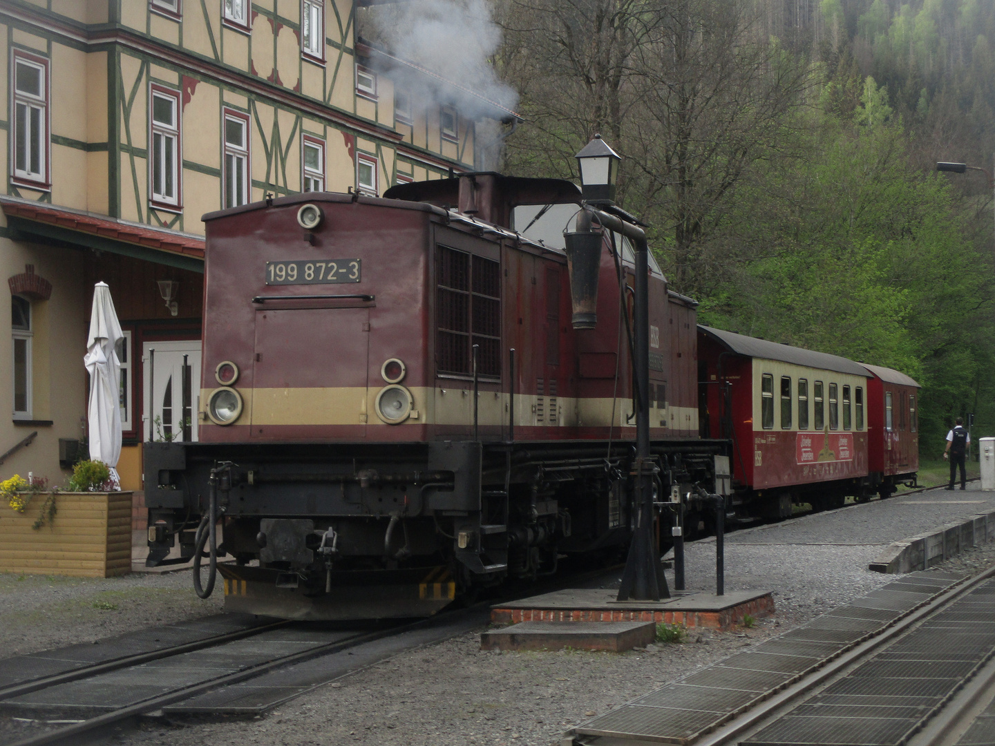 Walpurgisausflug mit dem Harzkamel zurück nach Eisfelder Talmühle 4.