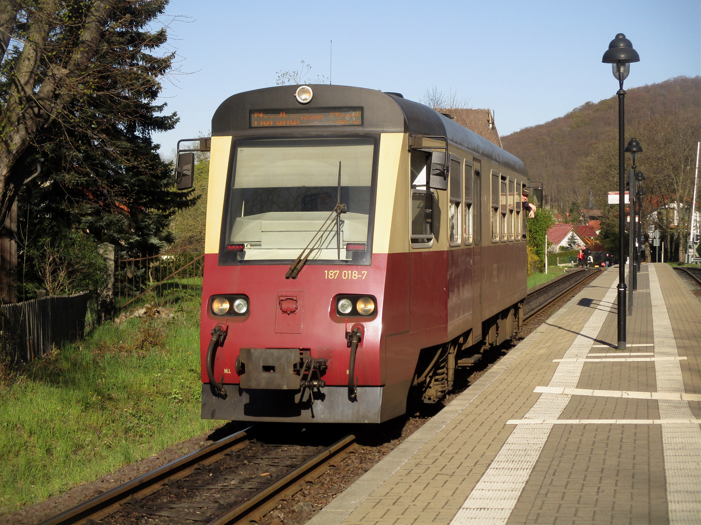 Walpurgisausflug mit dem HSB Triebwagen zurück nach Nordhausen 1.