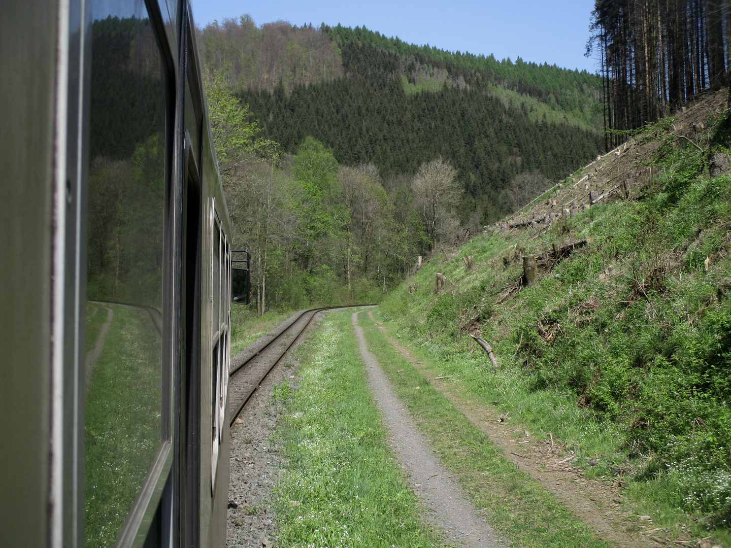 Walpurgisausflug mit der HSB nach Steinerne Renne 1.