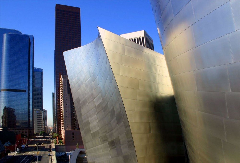 Walt Disney Concert Hall in Downtown Los Angeles