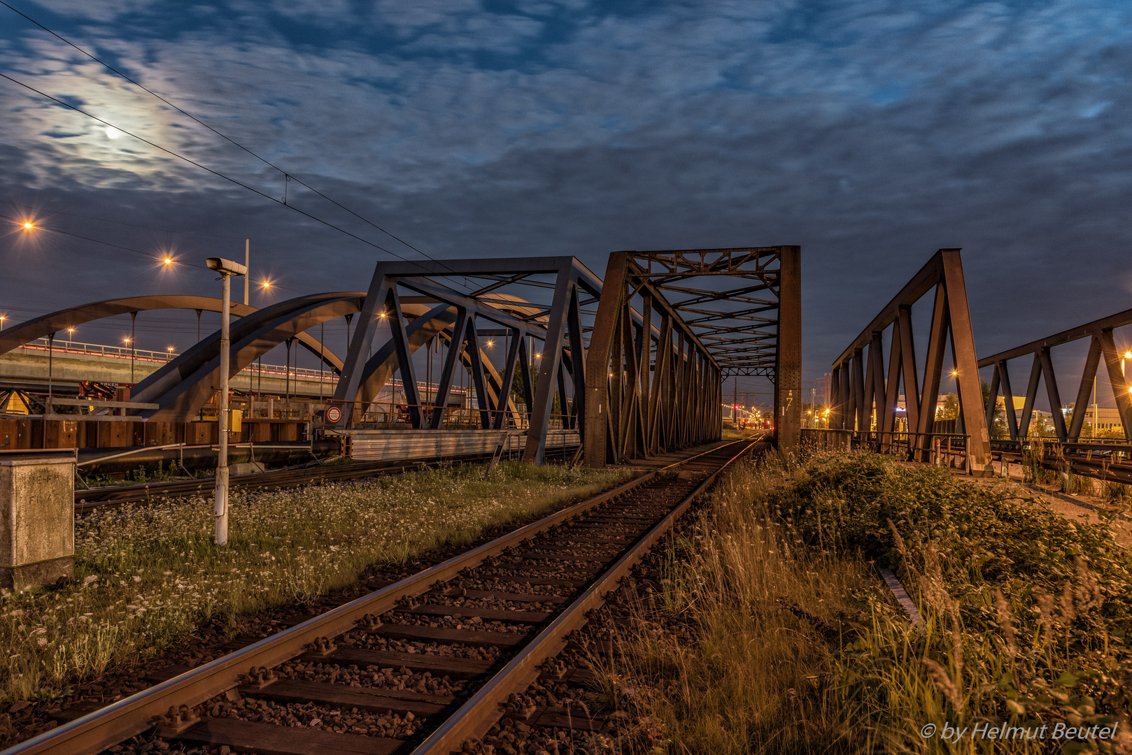 Waltershofer Brücke @night 2