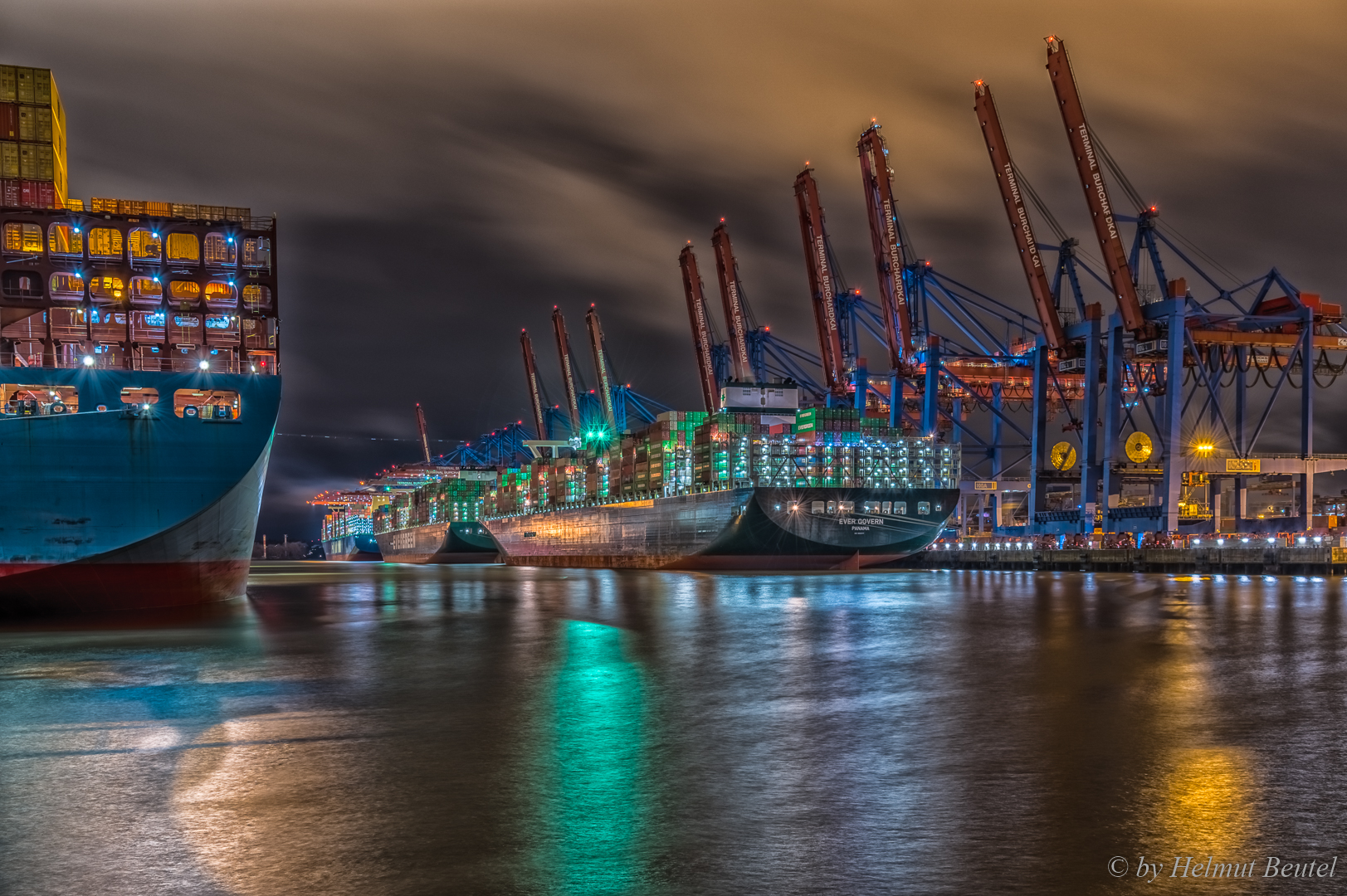 Waltershofer Hafen - HDR