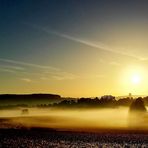 Walzbachtal  November morning sunrise