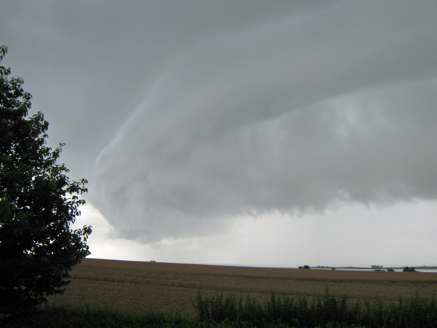 Walzenwolke auf Poel 2010