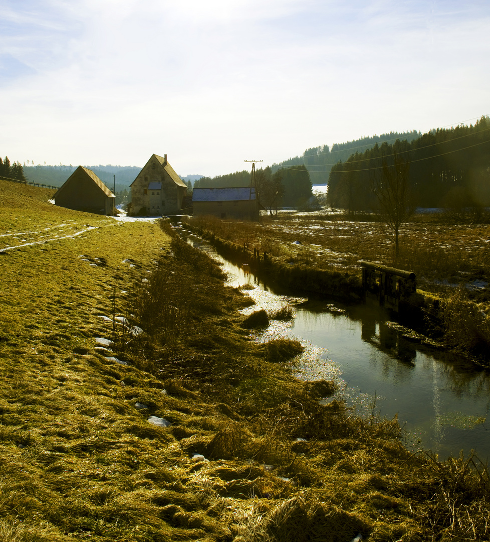 Walzmühle an der Lauchert