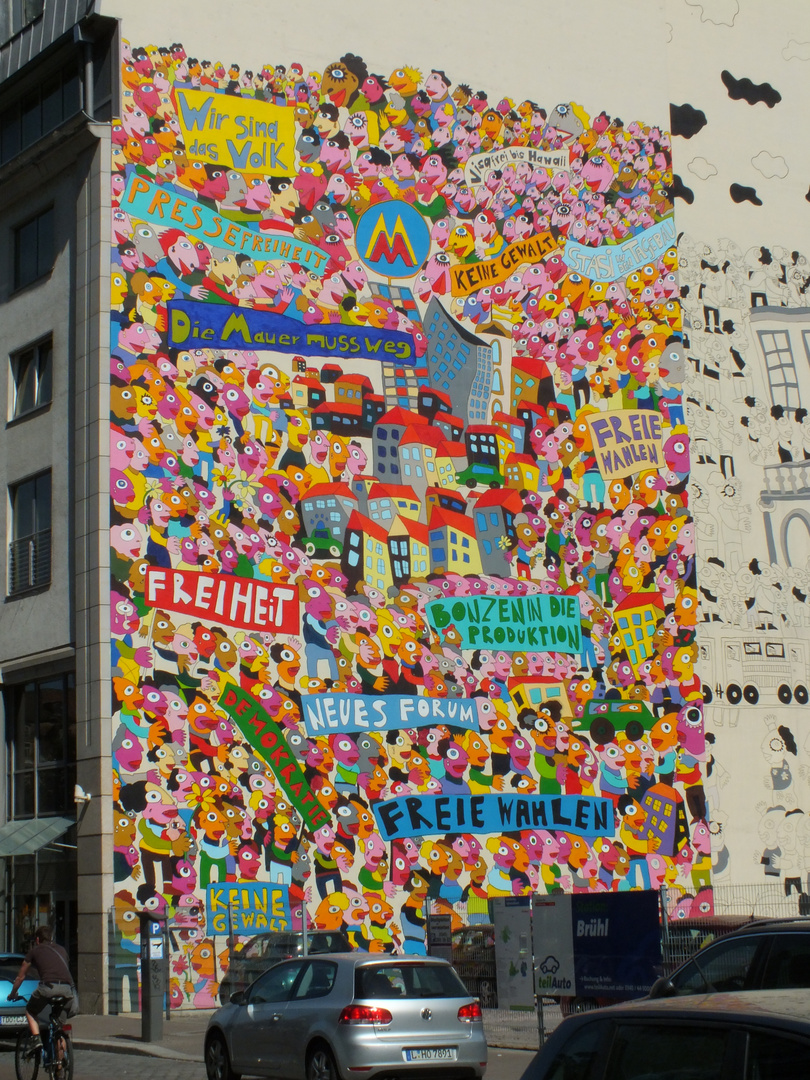 Wand in Leipzig