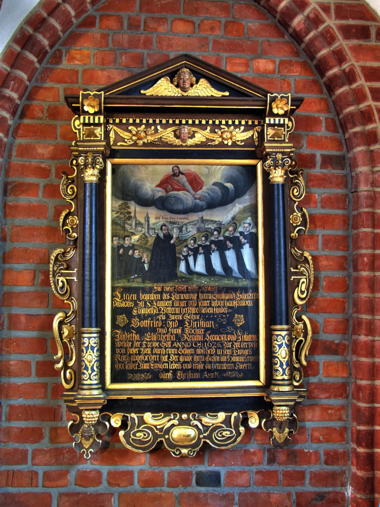 Wandbild in der Nicolaikirche in Lüneburg