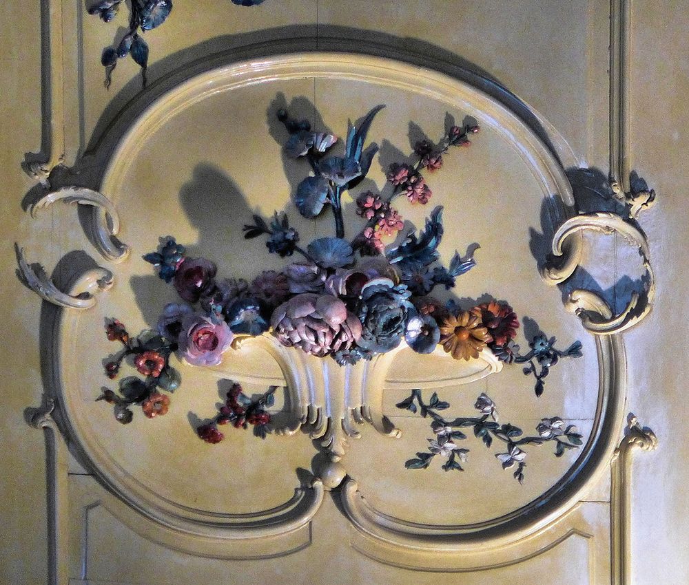 Wanddetail im Schloss Sanssouci