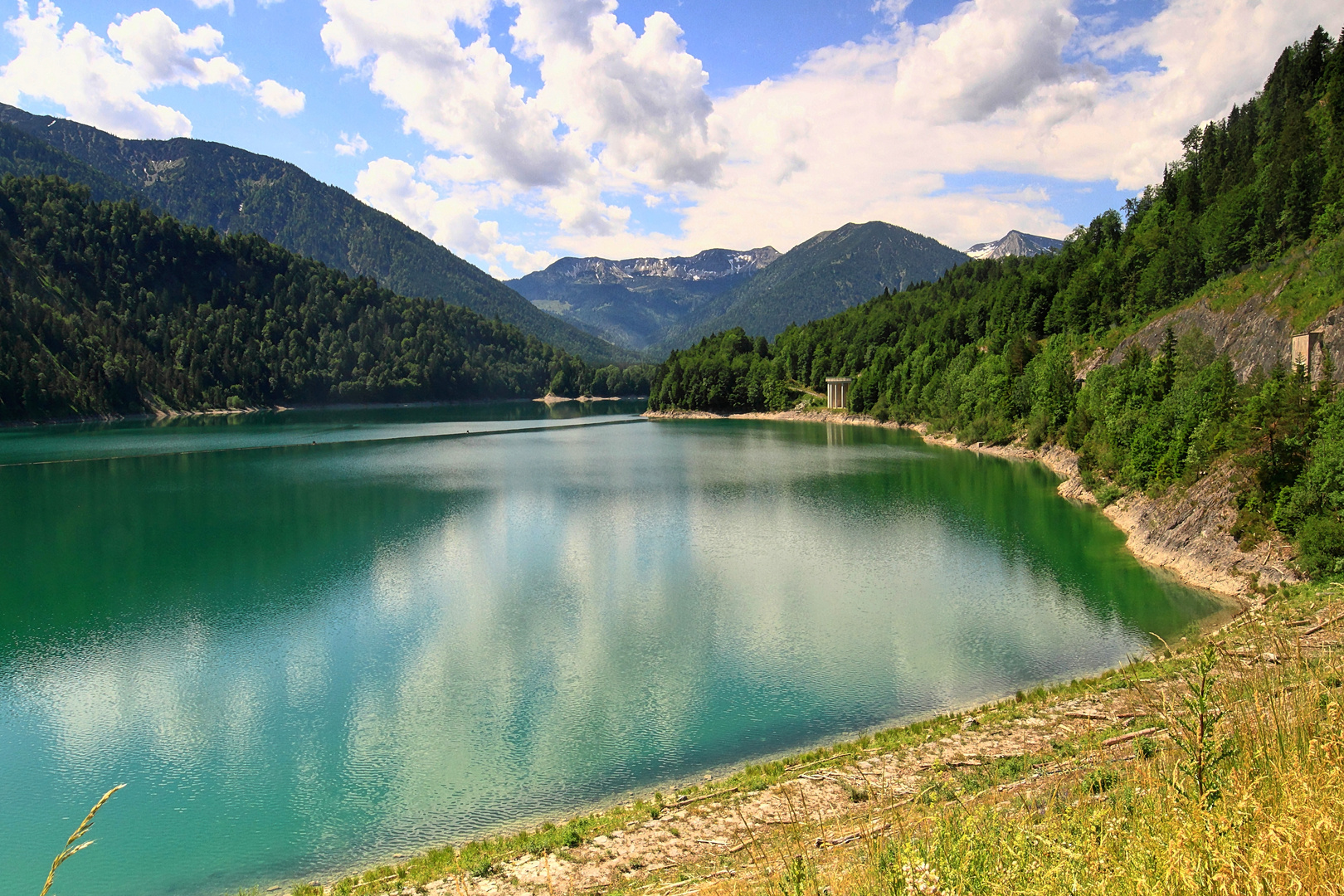 ....wandelbarer Sylvensteinsee...