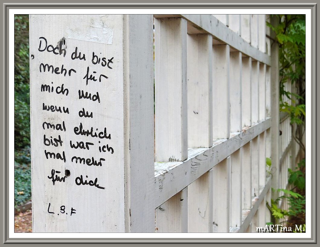 Wandelgang (mit Gedicht)