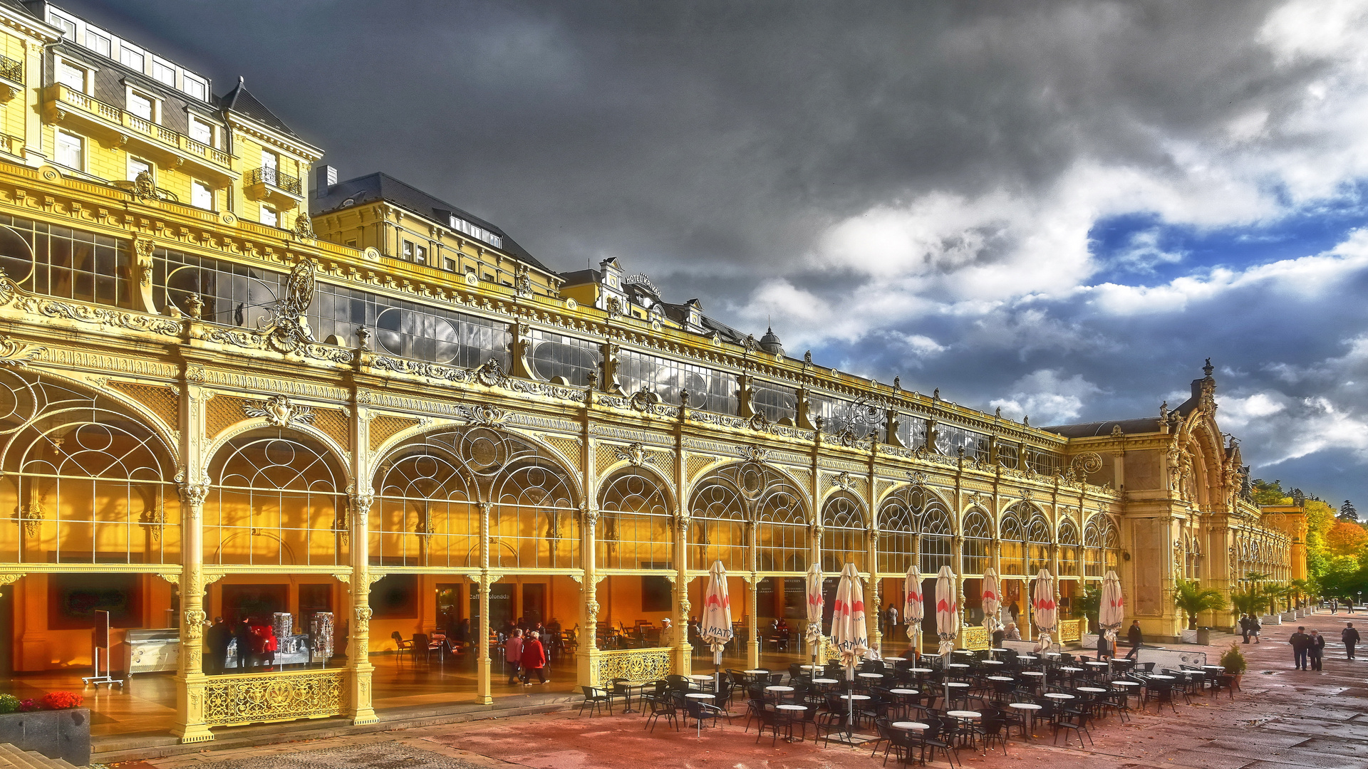 Wandelhalle in Marienbad