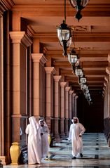 Wandeln im Emirates Palace Hotel