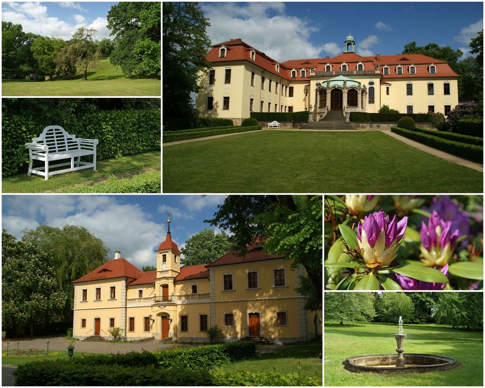 Wandeln im Park von Schloß Proschwitz