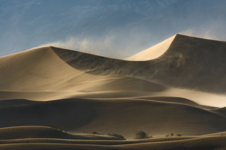 Wanderdüne im Death Valley von Peter von Puttkamer 