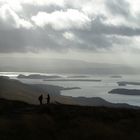 Wanderer am Loch Lomond