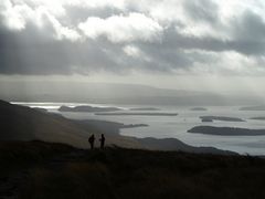 Wanderer am Loch Lomond