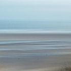 Wanderer am Strand von Lageoog