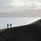 Wanderer an der Askja, Island