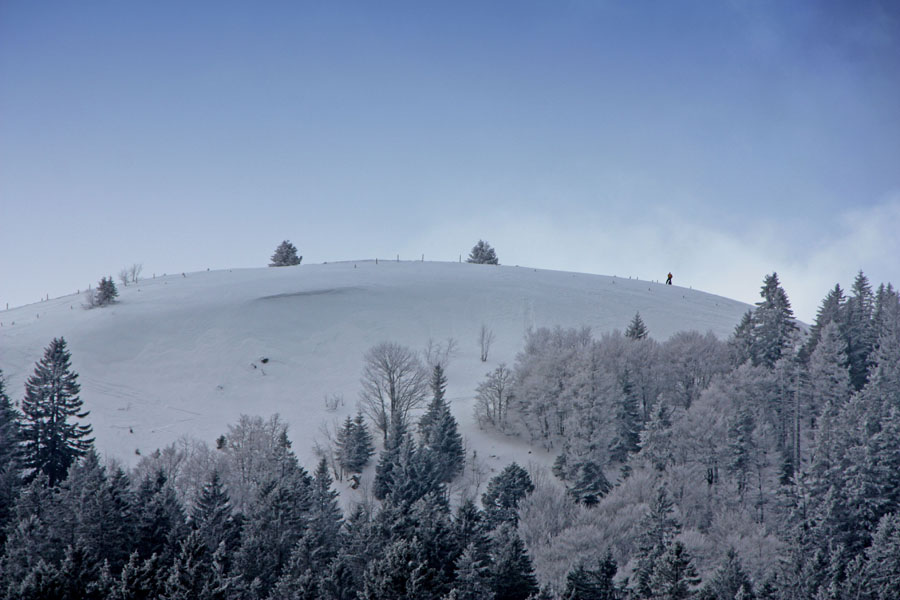 Wanderer auf dem Belchen