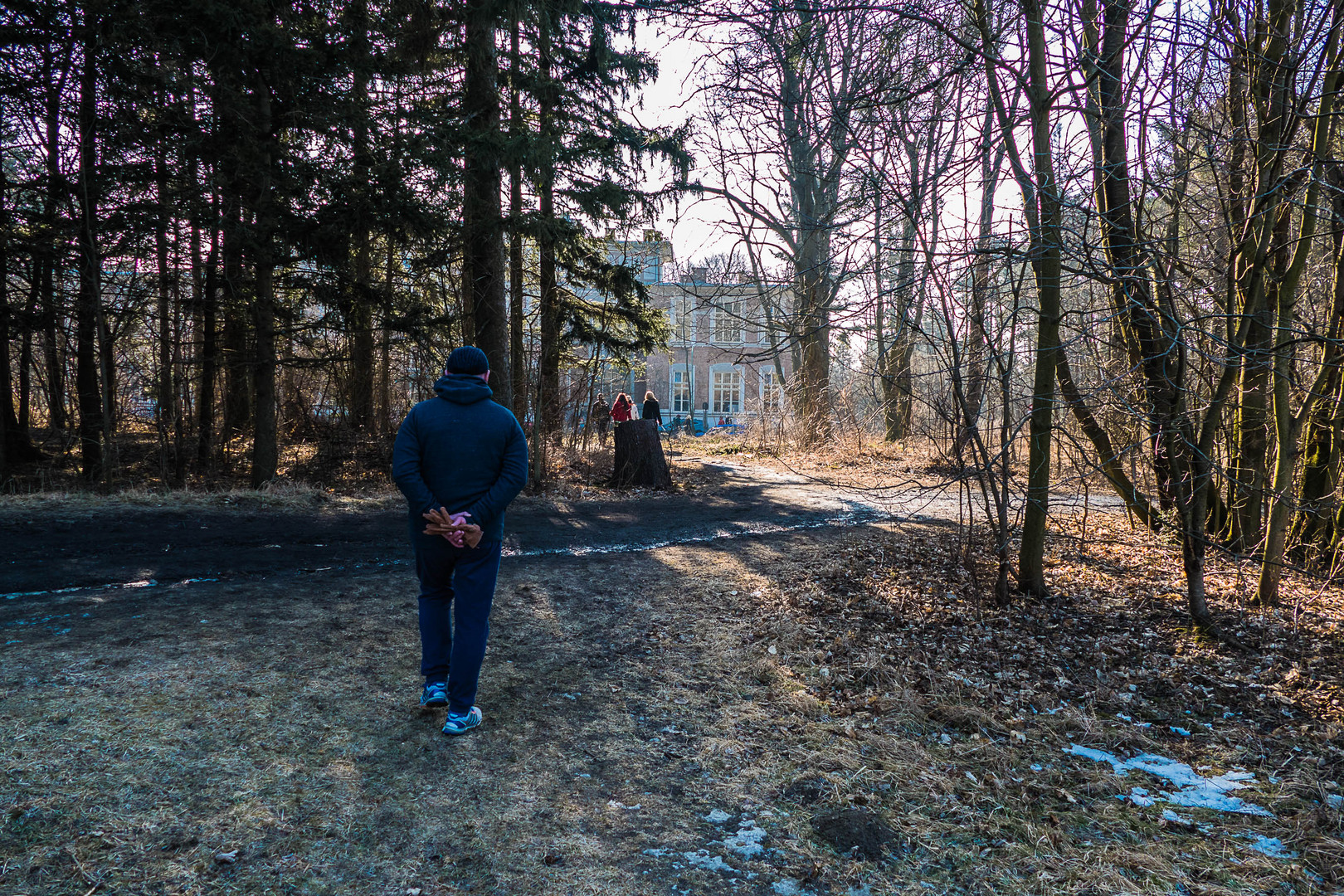 Wanderer im Ottakringerwald