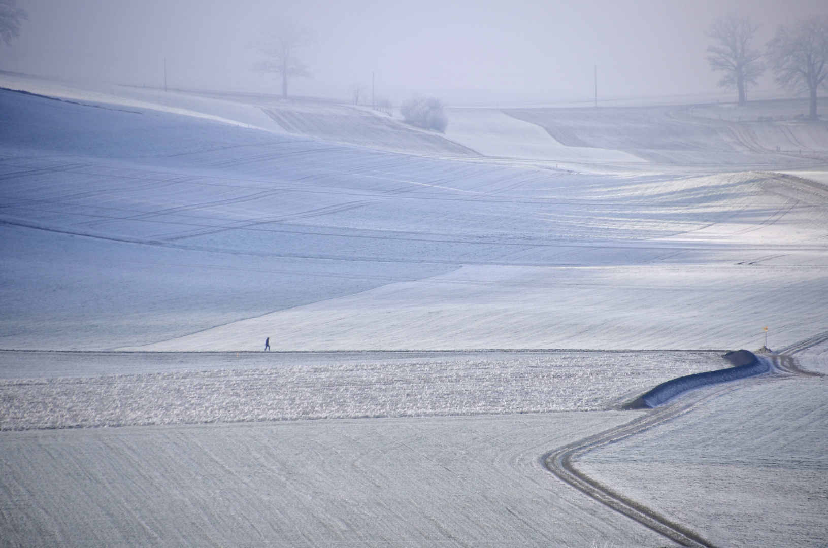 Wanderer im Winter