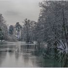 Wanderer im Winterwald