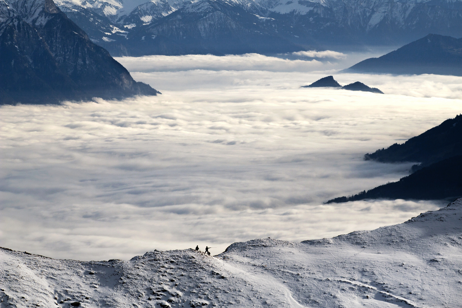 Wanderer über dem Nebelmeer