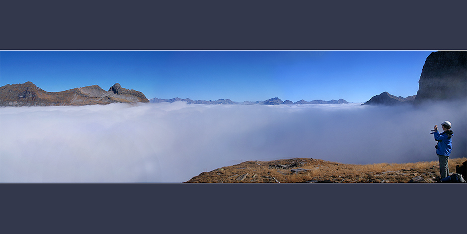 Wanderer über dem Nebelmeer